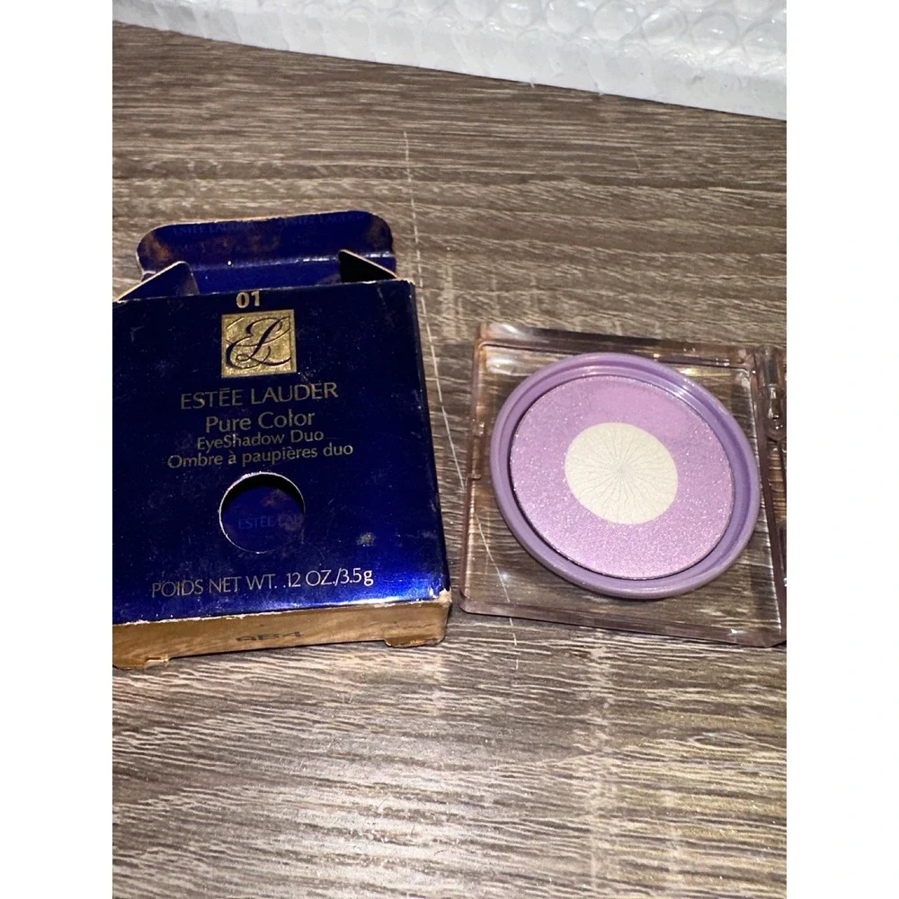Estee‎ Lauder Pure Color EyeShadow Duo 01 Lilac Kaleidoscope Shimmer Lavender